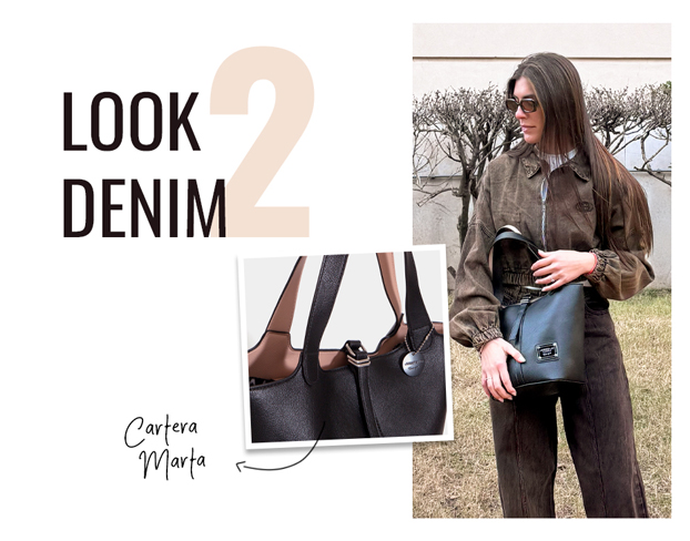 Cartera negra Marta